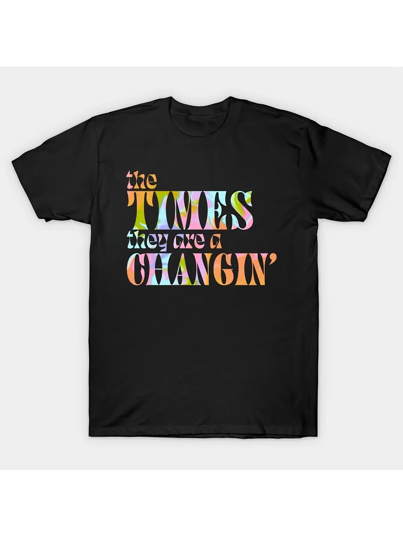 The Times Are Changin Graphic T-Shirt - Unisex Soft & Breathable Cotton Crew Neck Tee, Lightweight Regular Fit
The Times Are Changin Graphic T-Shirt - Unisex Soft & Breathable Cotton Crew Neck Tee, Lightweight Regular Fit