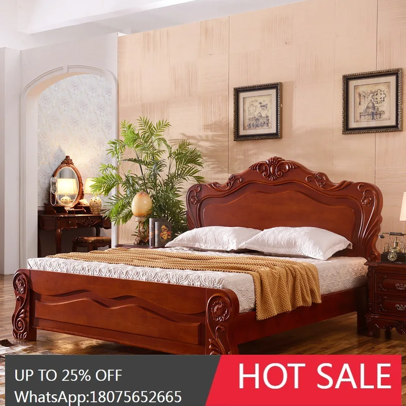 SGF European Style Solid Wood Bed Double High Box Storage Bed with a Sense of Sophistication
SGF European Style Solid Wood Bed Double High Box Storage Bed with a Sense of Sophistication