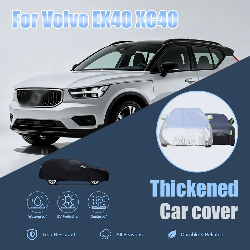 For Volvo EX40 XC40 Full Car Cover Side Zipper Waterproof Dustproof Sun Shield Outdoor Universal Fit Exterior Accessories
For Volvo EX40 XC40 Full Car Cover Side Zipper Waterproof Dustproof Sun Shield Outdoor Universal Fit Exterior Accessories