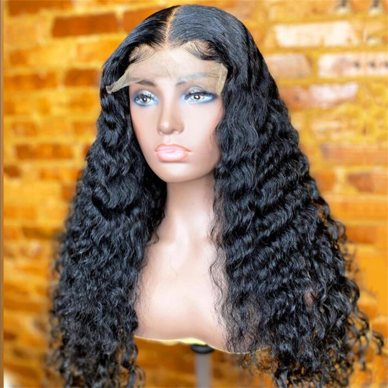 Middle Part 180Density Preplucked Glueless Long Kinky CurlyNatural Black Lace Front Wig For Women BabyHair Daily
Middle Part 180Density Preplucked Glueless Long Kinky CurlyNatural Black Lace Front Wig For Women BabyHair Daily