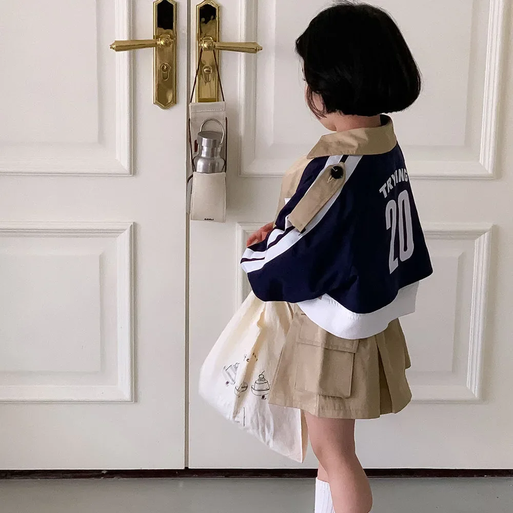 Children Clothing Set Girls Korean Style 2024 New Fashionable Spring and Autumn Suits Girls Baby Coat Short Skirt Two Piece Set
Children Clothing Set Girls Korean Style 2024 New Fashionable Spring and Autumn Suits Girls Baby Coat Short Skirt Two Piece Set