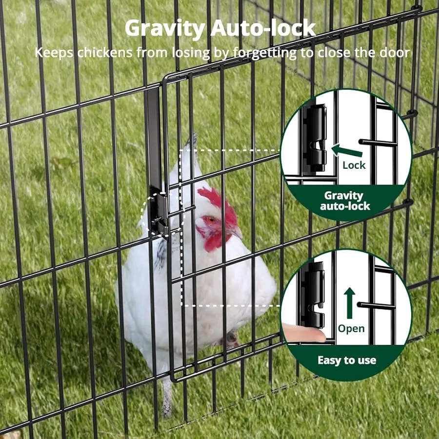 Chicken Coop 86"×40" Chicken Run Pen for Yard with Co er Outdoor Metal Portable Chicken Tractor Cage Enclosure Crate Outside for
Chicken Coop 86"×40" Chicken Run Pen for Yard with Co er Outdoor Metal Portable Chicken Tractor Cage Enclosure Crate Outside for