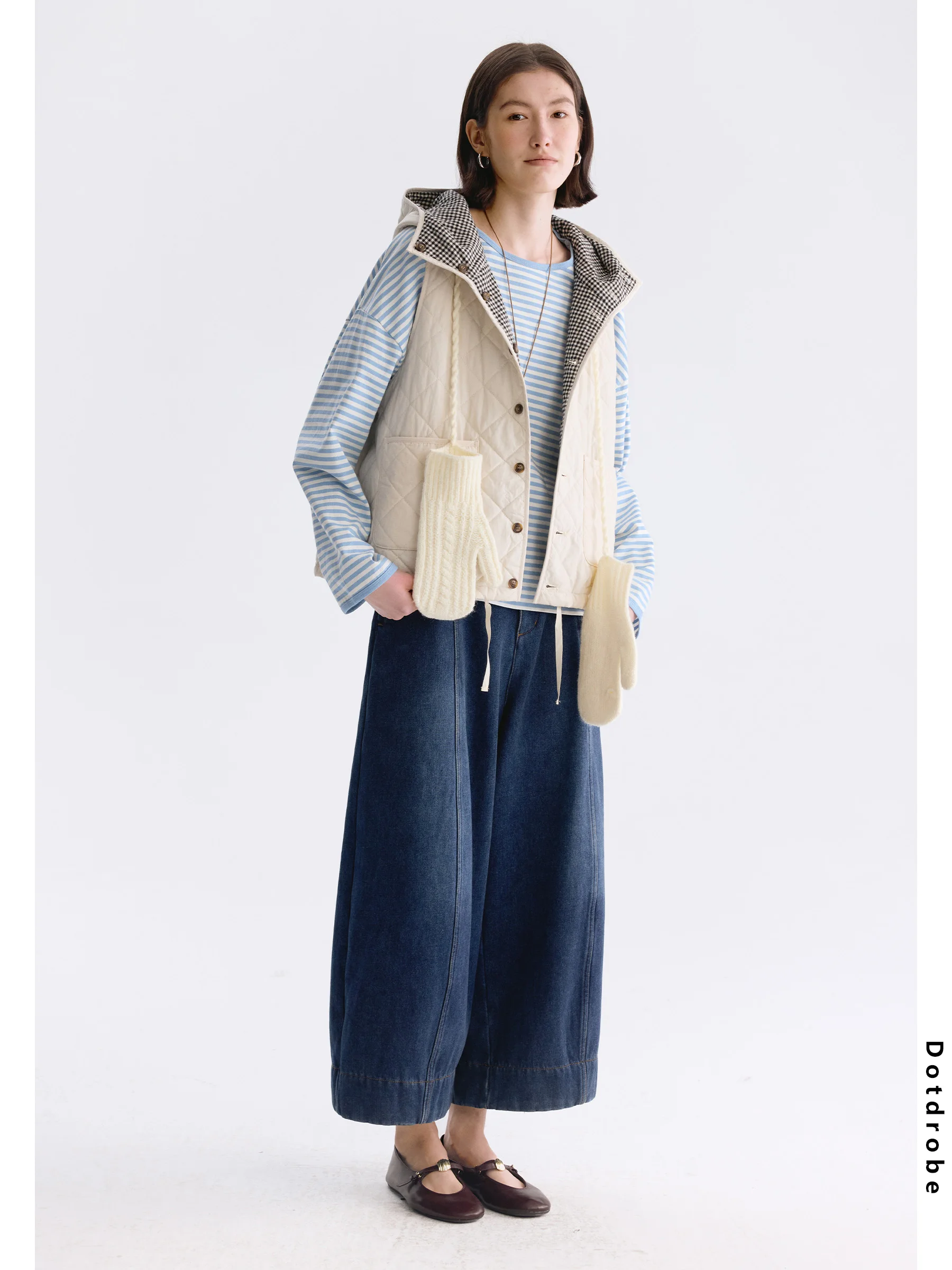 DotDrobe Fleece Lined Lantern Style Nine-Piece Women's Jeans Early Spring Slimming Vintage Wash Invisible Pocket Casual Cotto...
DotDrobe Fleece Lined Lantern Style Nine-Piece Women's Jeans Early Spring Slimming Vintage Wash Invisible Pocket Casual Cotto...