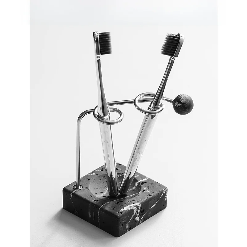Luxury Stainless Steel Granite Toothbrush Holder Bathroom Couple Toothbrush Storage Display Rack Office Desktop Organizer
Luxury Stainless Steel Granite Toothbrush Holder Bathroom Couple Toothbrush Storage Display Rack Office Desktop Organizer