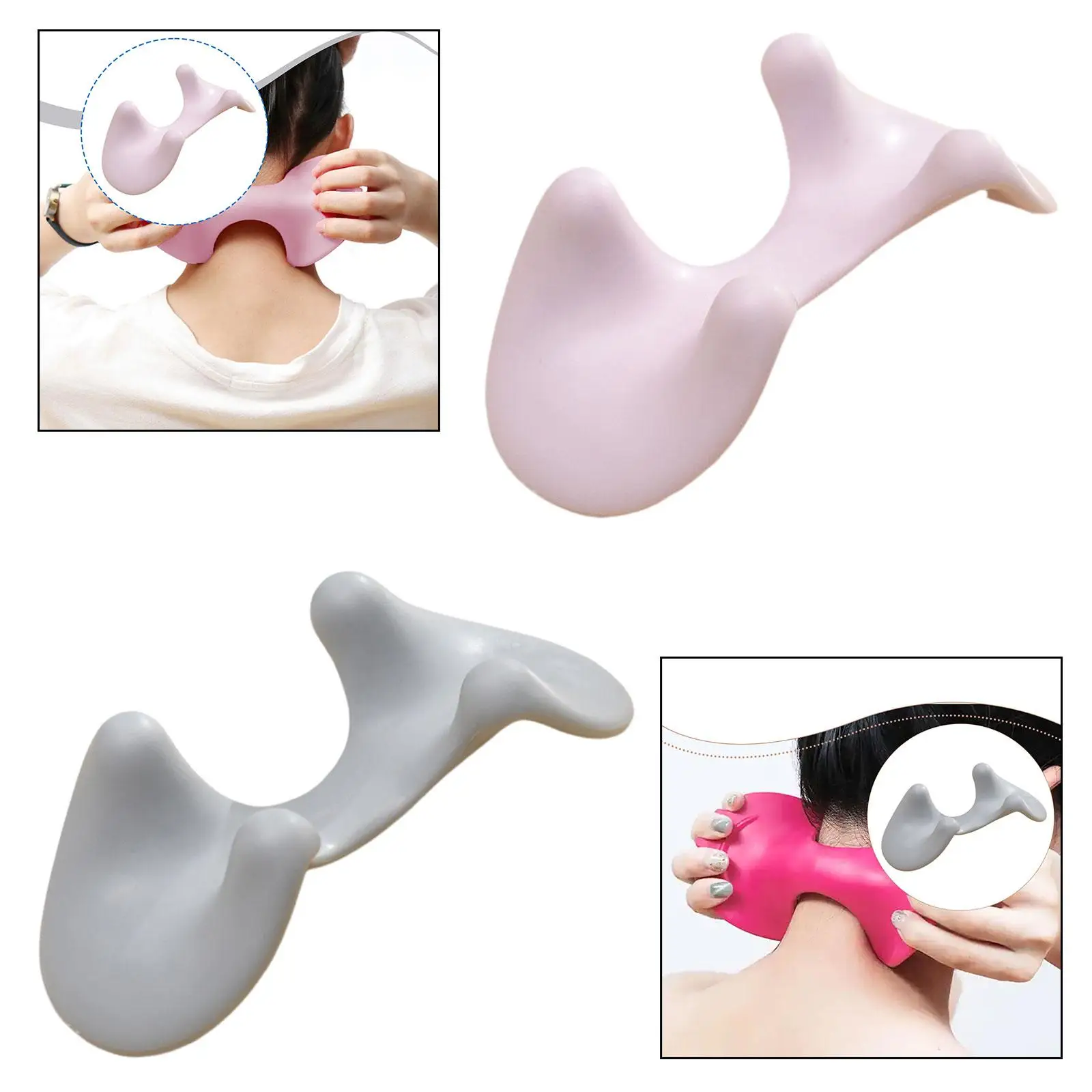 Neck and Back Massager Non Slip Cushion Cervical Device for Work Travel Home
Neck and Back Massager Non Slip Cushion Cervical Device for Work Travel Home