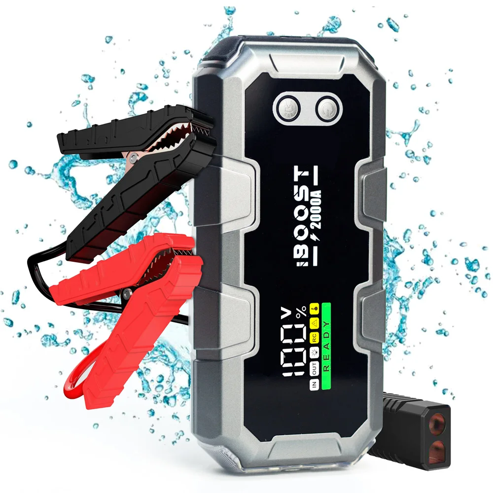 New Design Auto Emergency Jumper Start 16000mah 2000A 12v Booster Starting Device Portable Battery Vehicle Jump Starter for Car
New Design Auto Emergency Jumper Start 16000mah 2000A 12v Booster Starting Device Portable Battery Vehicle Jump Starter for Car
