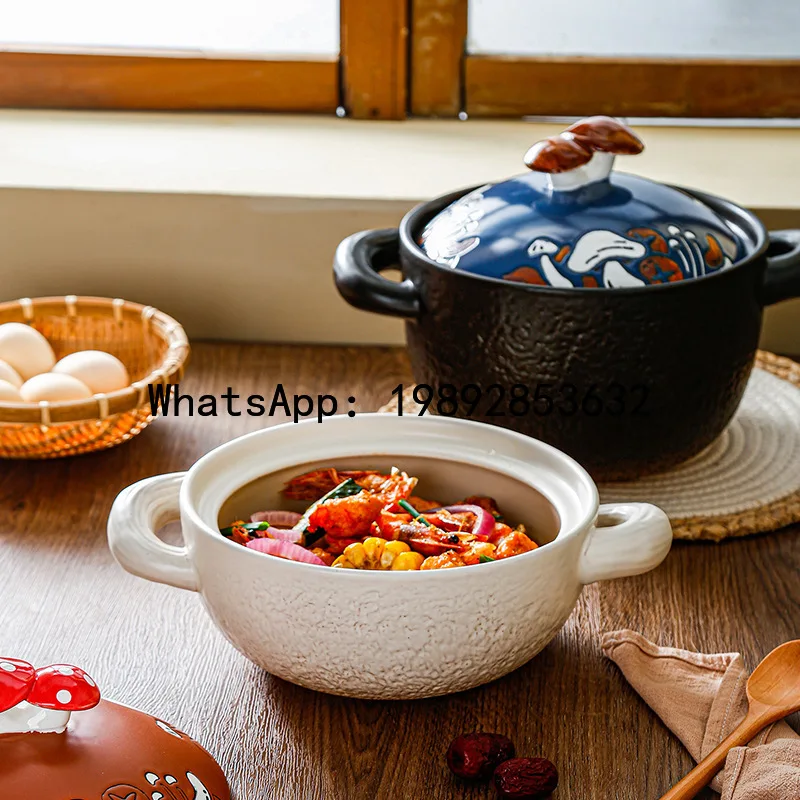 Sg high-end heat-resistant ceramic casserole dish - safe for direct heat, dry-burning resistant, hand-painted creative
Sg high-end heat-resistant ceramic casserole dish - safe for direct heat, dry-burning resistant, hand-painted creative