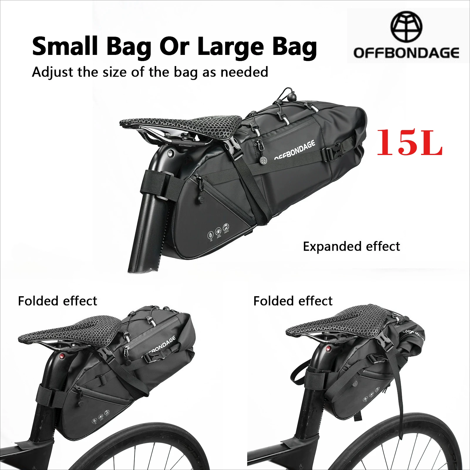 Многофункциональная складная задняя сумка-багажник OFFBONDAGE для MTB, водонепроницаемая, 15 л, большая вместимость, для велосипеда, дорожная сумка для перевозки грузов
Многофункциональная складная задняя сумка-багажник OFFBONDAGE для MTB, водонепроницаемая, 15 л, большая вместимость, для велосипеда, дорожная сумка для перевозки грузов
