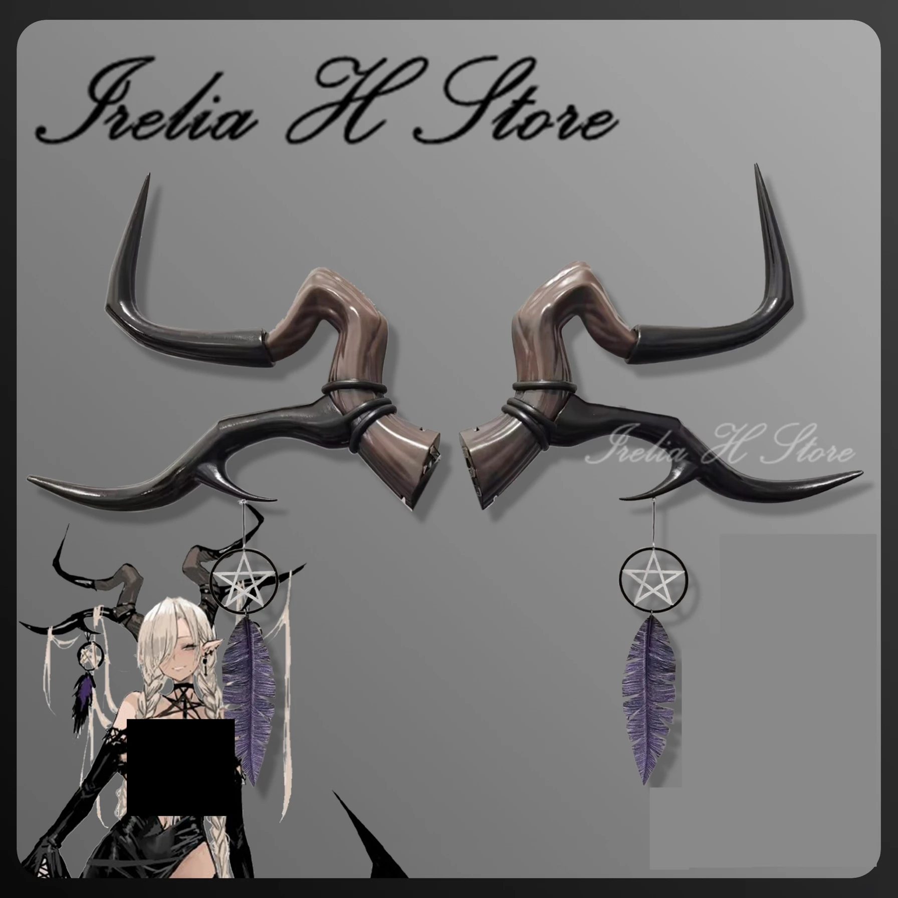 Irelia H Store IJN Owari from Azur Lane IJN Owari devil horns hairpiece hairdress claws Cosplay props
Irelia H Store IJN Owari from Azur Lane IJN Owari devil horns hairpiece hairdress claws Cosplay props
