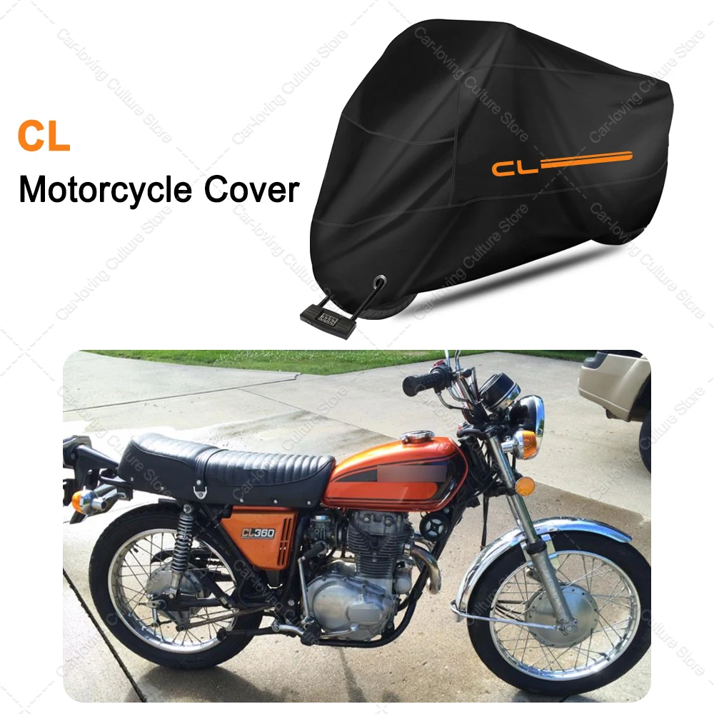For CL cl Motorcycle Accessories Motorcycle Cover for All Seasons Outdoor Rain Dustproof UV Protector Covers(200*90*100)
For CL cl Motorcycle Accessories Motorcycle Cover for All Seasons Outdoor Rain Dustproof UV Protector Covers(200*90*100)