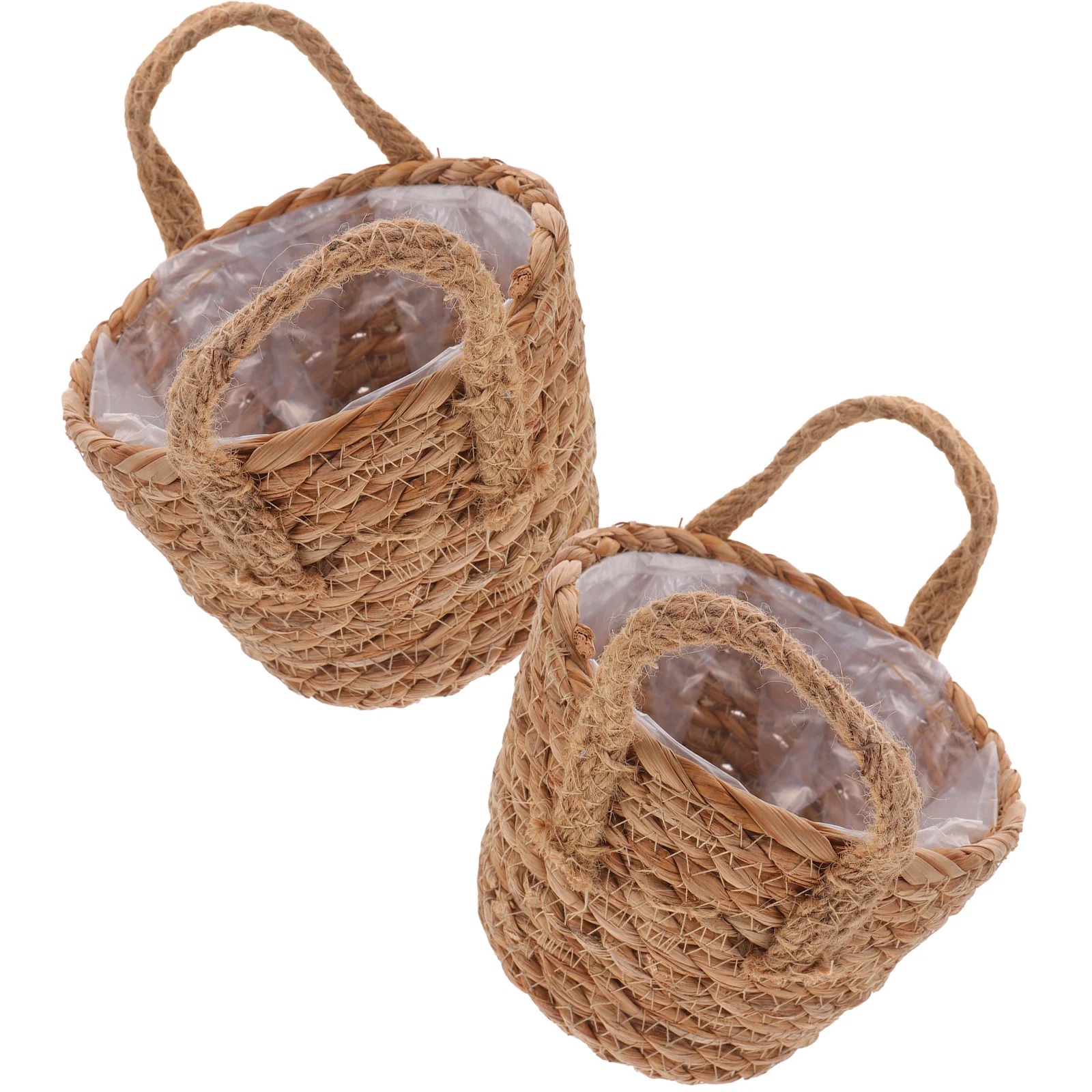 2Pcs Woven Flower Basket Rustic Handwoven Plant Container Indoor Outdoor Planter Longlasting Storage Basket Woven Planter
2Pcs Woven Flower Basket Rustic Handwoven Plant Container Indoor Outdoor Planter Longlasting Storage Basket Woven Planter