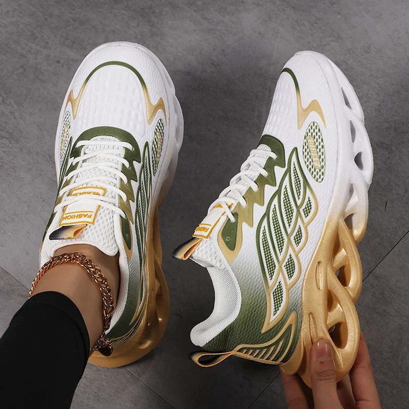 Woman Running Shoes High Quality Breathable Walking Sneaker Women Comfortable Shock Absorption Fashion Chunky Ladies Shoes
Woman Running Shoes High Quality Breathable Walking Sneaker Women Comfortable Shock Absorption Fashion Chunky Ladies Shoes