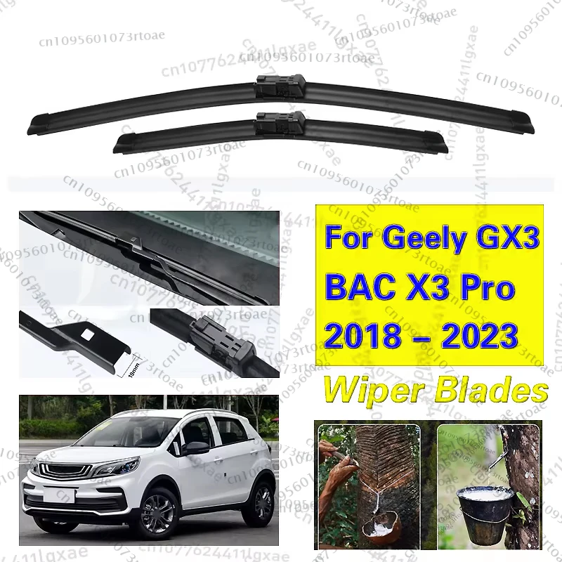 Front Wiper Blades For Geely GX3 BAC X3 Pro 2018 - 2023 Cleaning Window Windshield Windscreen Brushes Car Accessories 22"+16"
Front Wiper Blades For Geely GX3 BAC X3 Pro 2018 - 2023 Cleaning Window Windshield Windscreen Brushes Car Accessories 22"+16"