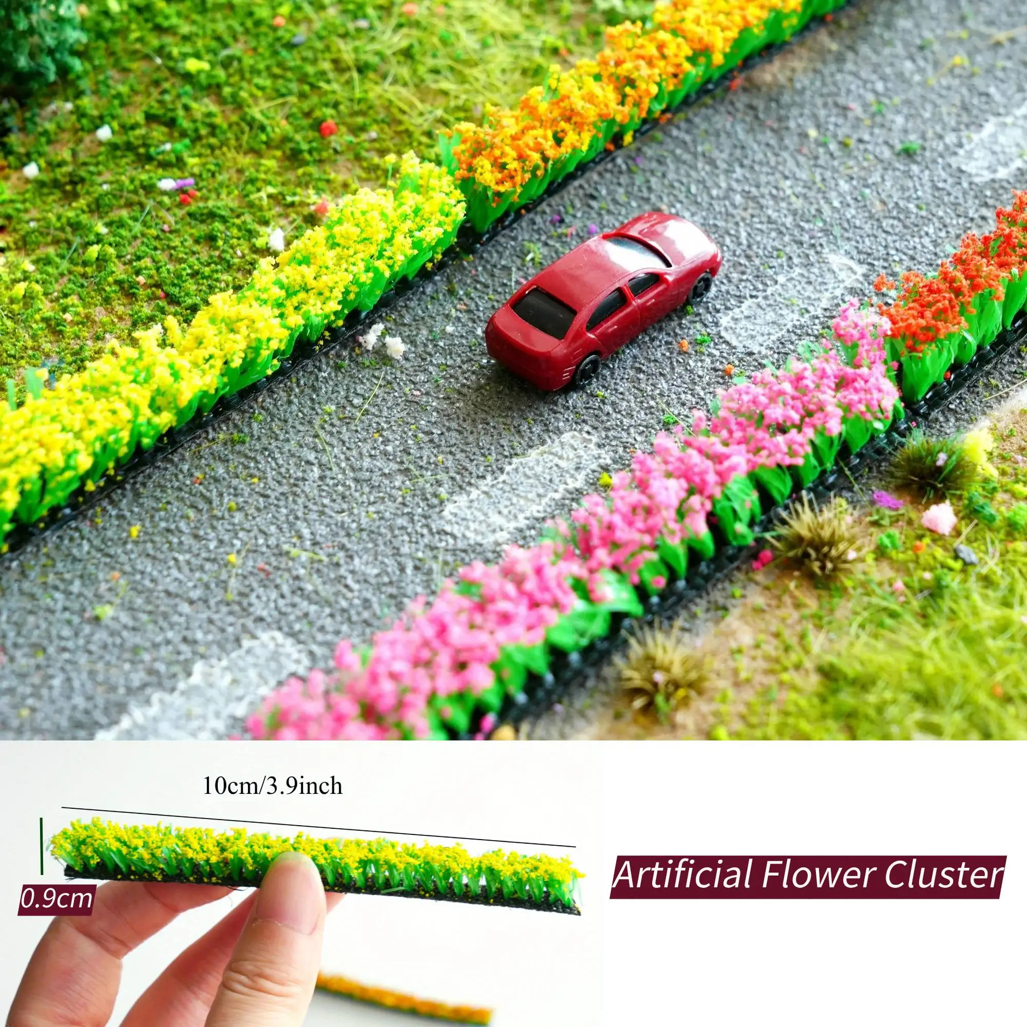 2pcs 9mm Aritificial Miniature Flower Cluster Model Plants for Railway Train Layout/Diy Model Making/Sandtable Landscape/Diorama
2pcs 9mm Aritificial Miniature Flower Cluster Model Plants for Railway Train Layout/Diy Model Making/Sandtable Landscape/Diorama