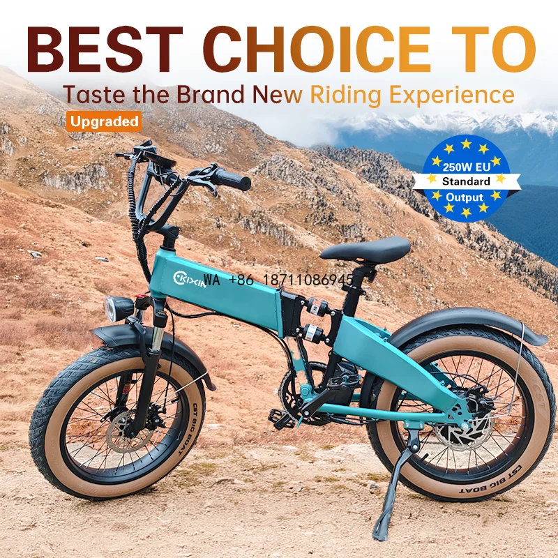 Foldable Electric Bike 48V 13AH 25km/h Torque Enhanced Version 7 Speed Hot Selling for EU UK
Foldable Electric Bike 48V 13AH 25km/h Torque Enhanced Version 7 Speed Hot Selling for EU UK