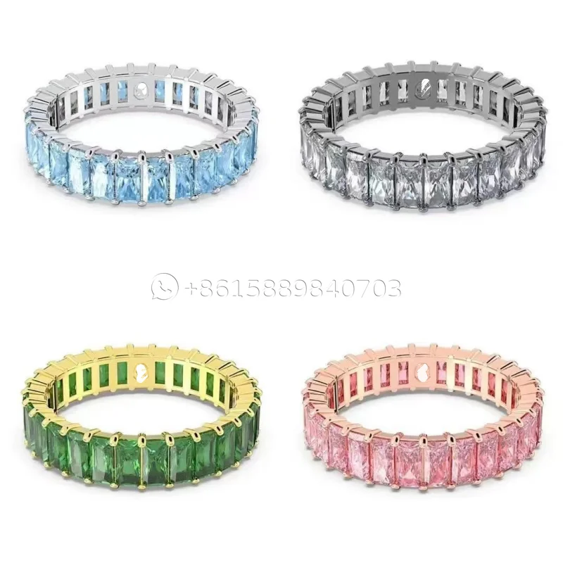 2026 High-quality Popular Inlaid Rectangular Colored Zircon White Diamond Trendy Versatile Finger Ring
2026 High-quality Popular Inlaid Rectangular Colored Zircon White Diamond Trendy Versatile Finger Ring