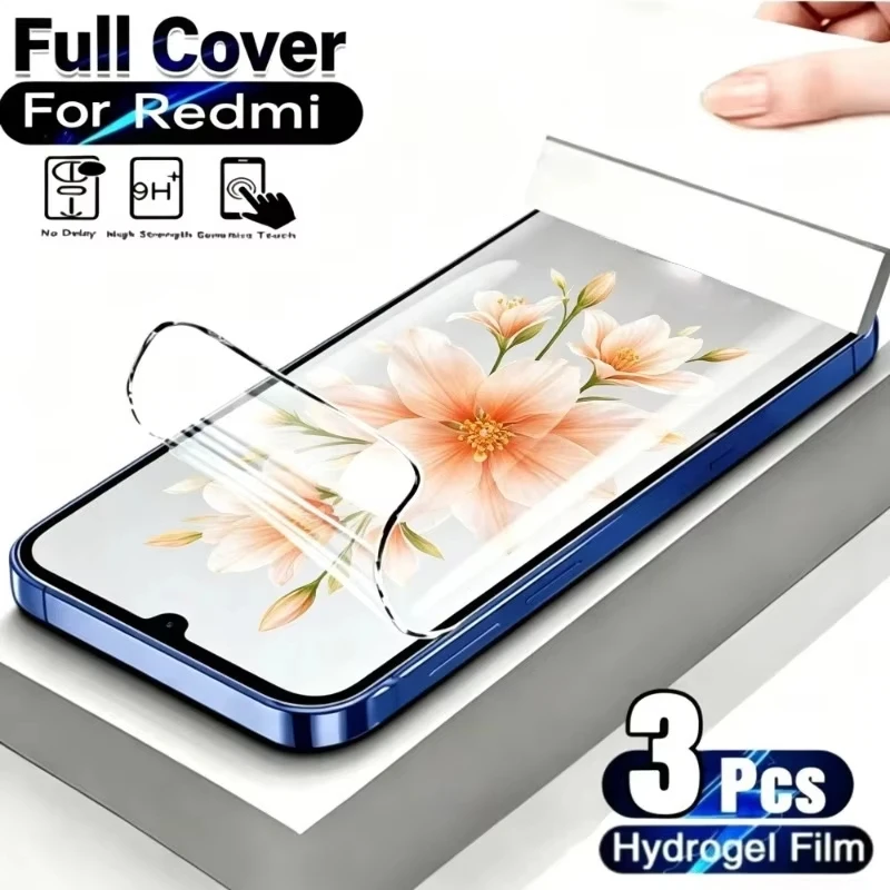 Hydrogel Film Screen Protector For Xiaomi Redmi Note 15 Pro Plus 11S 9S 13 14 10 12 Pro Max 15C 14C 13C 10T Soft Protective Film
Hydrogel Film Screen Protector For Xiaomi Redmi Note 15 Pro Plus 11S 9S 13 14 10 12 Pro Max 15C 14C 13C 10T Soft Protective Film