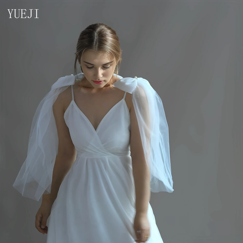 YUEJI Bow Short Bridal Cape Removable Mangas Para Vestido De Novia Sobrepuesta Wedding Detachable Sleeves YJG34
YUEJI Bow Short Bridal Cape Removable Mangas Para Vestido De Novia Sobrepuesta Wedding Detachable Sleeves YJG34