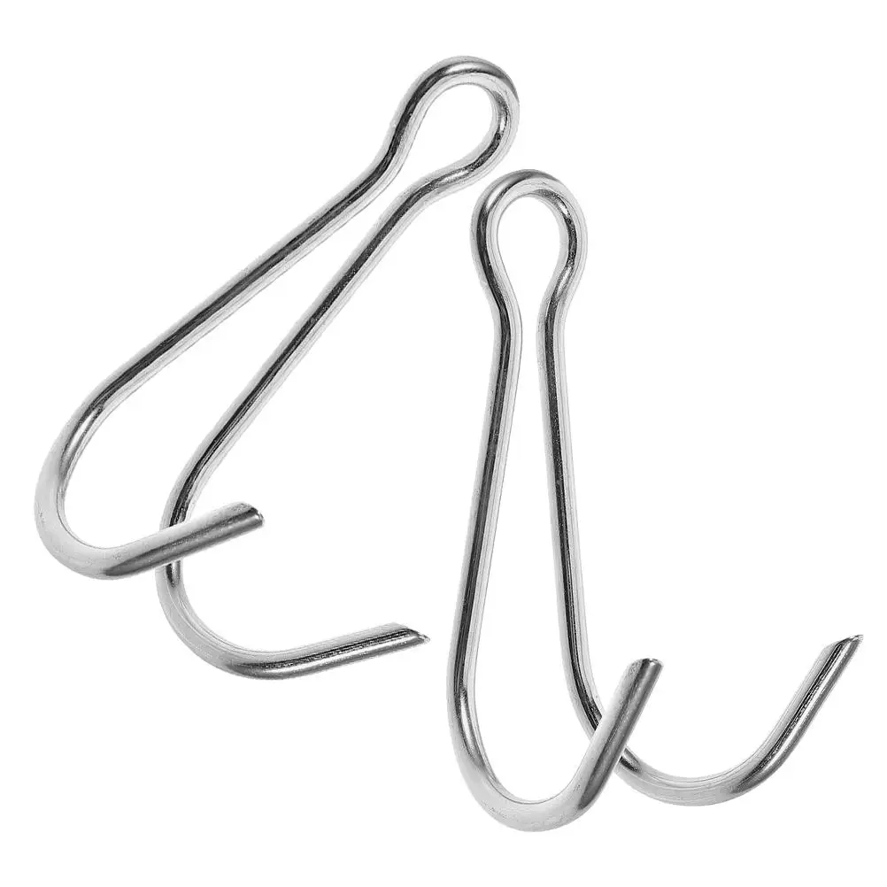 2Pcs Diving Hook Stainless Steel Portable Scuba Accessory Silver Double Hook for Diving Gear Underwater Tasks
2Pcs Diving Hook Stainless Steel Portable Scuba Accessory Silver Double Hook for Diving Gear Underwater Tasks