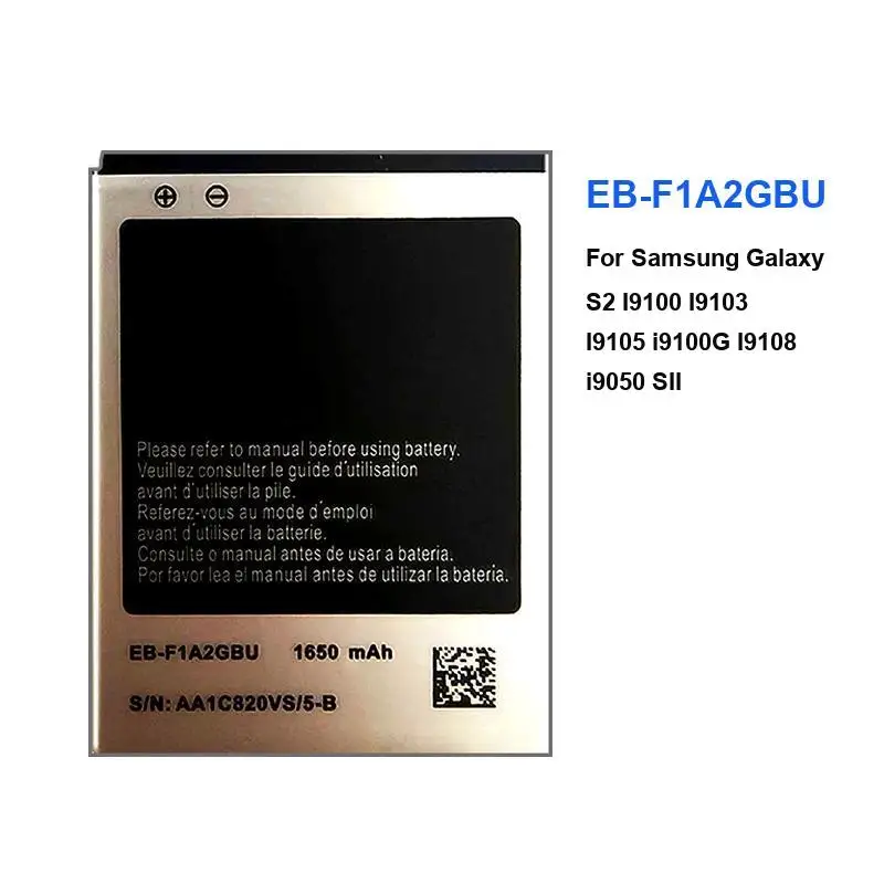 Сменный аккумулятор EB-F1A2GBU, 1650 мАч для Samsung Galaxy S2 I9100 I9103 I9105 I9100G I9108 I9050 EBF1A2GBU, портативный аккумулятор
Сменный аккумулятор EB-F1A2GBU, 1650 мАч для Samsung Galaxy S2 I9100 I9103 I9105 I9100G I9108 I9050 EBF1A2GBU, портативный аккумулятор