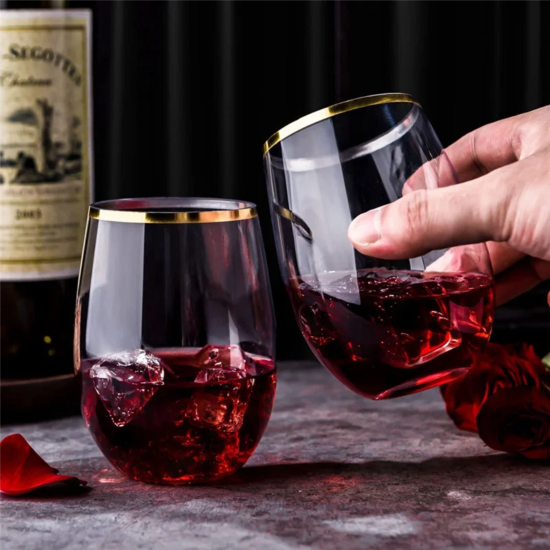 B59A Disposable Stemless Wine Glasses, Plastic Wine Cups, Whiskey Cocktail Glasses, Clear Drinking Glasses for Party
B59A Disposable Stemless Wine Glasses, Plastic Wine Cups, Whiskey Cocktail Glasses, Clear Drinking Glasses for Party