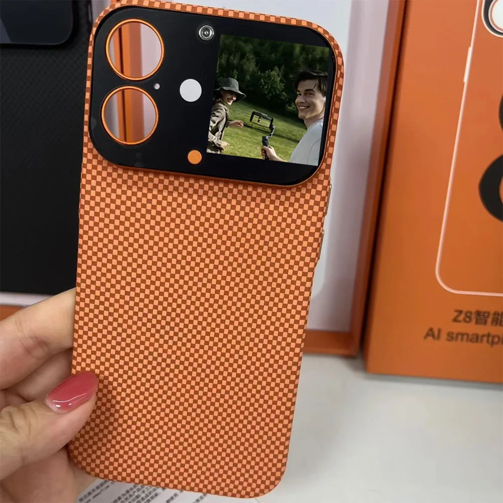 For iPhone 14 15 ProMax Carbon Fiber Texture Case16 Pro Smart Connection Multifunctional Touch Screen Protective Cover
For iPhone 14 15 ProMax Carbon Fiber Texture Case16 Pro Smart Connection Multifunctional Touch Screen Protective Cover