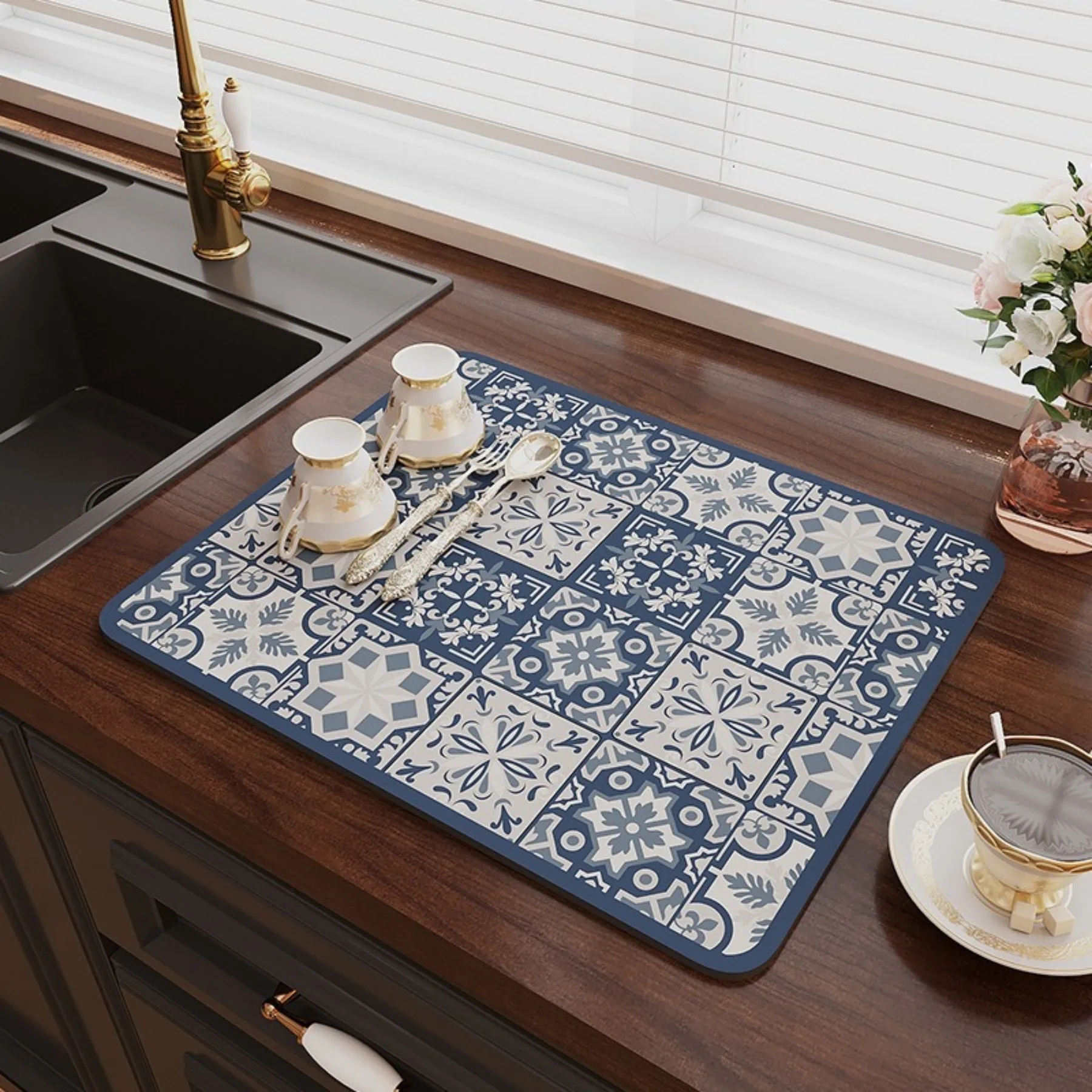 European - Style Diatomaceous Earth Kitchen Mats - Heat - Insulating, Anti - Scald & Water - Absorbing - Ideal for Dish Drying
European - Style Diatomaceous Earth Kitchen Mats - Heat - Insulating, Anti - Scald & Water - Absorbing - Ideal for Dish Drying