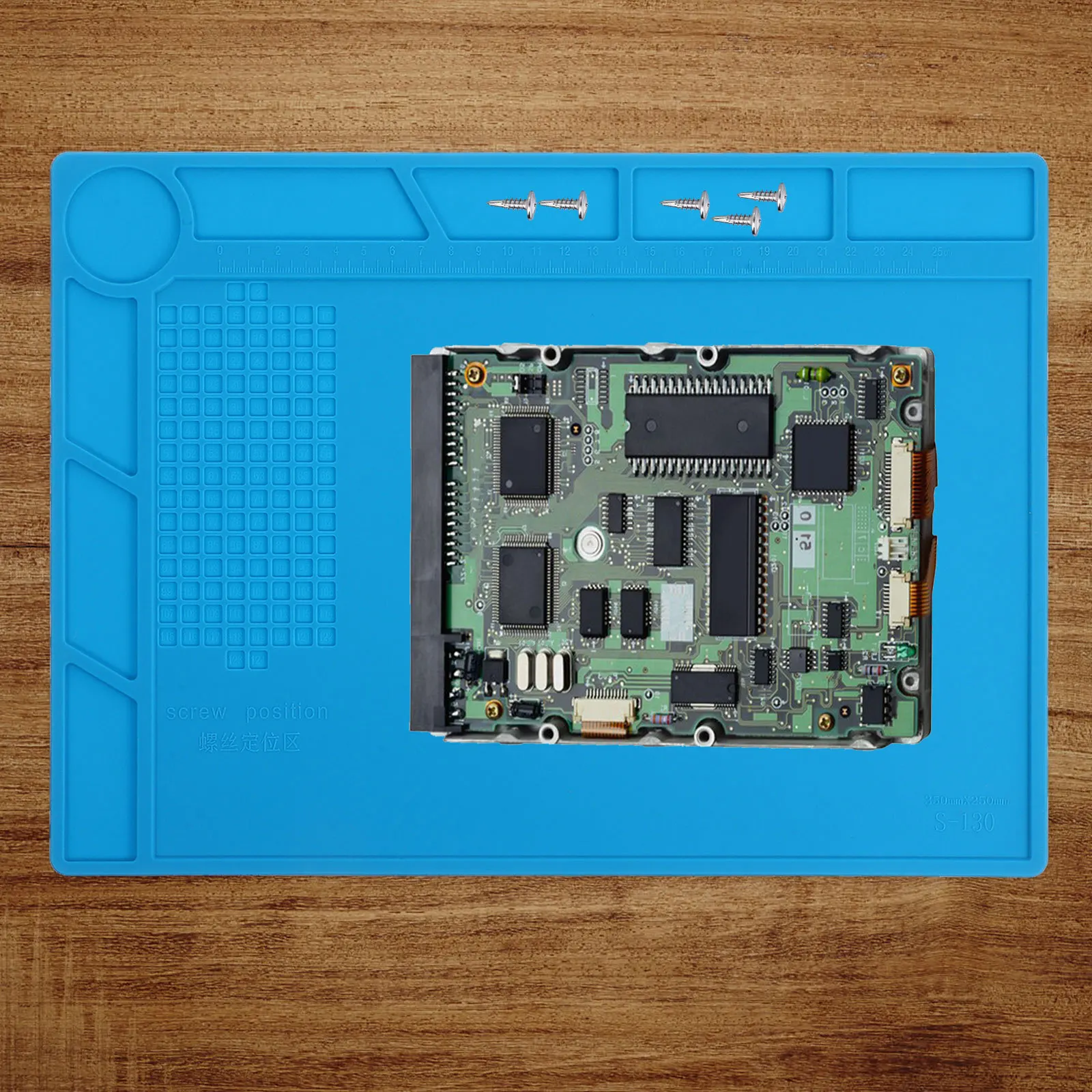 1Set Soldering Mat Insulated Silicone Workbench Heat Protection Pad Large Size for Soldering Workstation Repair Tools
1Set Soldering Mat Insulated Silicone Workbench Heat Protection Pad Large Size for Soldering Workstation Repair Tools