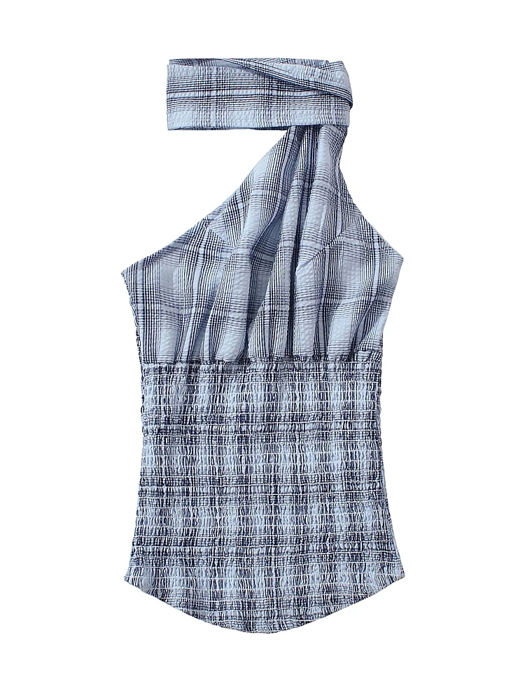 OUROPEAN ZTATION 2025 Summer New Woman Edgy Sleeveless Blouses Vest Streetwear Woman's Halter Collar Short Top Print Waistcoat
OUROPEAN ZTATION 2025 Summer New Woman Edgy Sleeveless Blouses Vest Streetwear Woman's Halter Collar Short Top Print Waistcoat