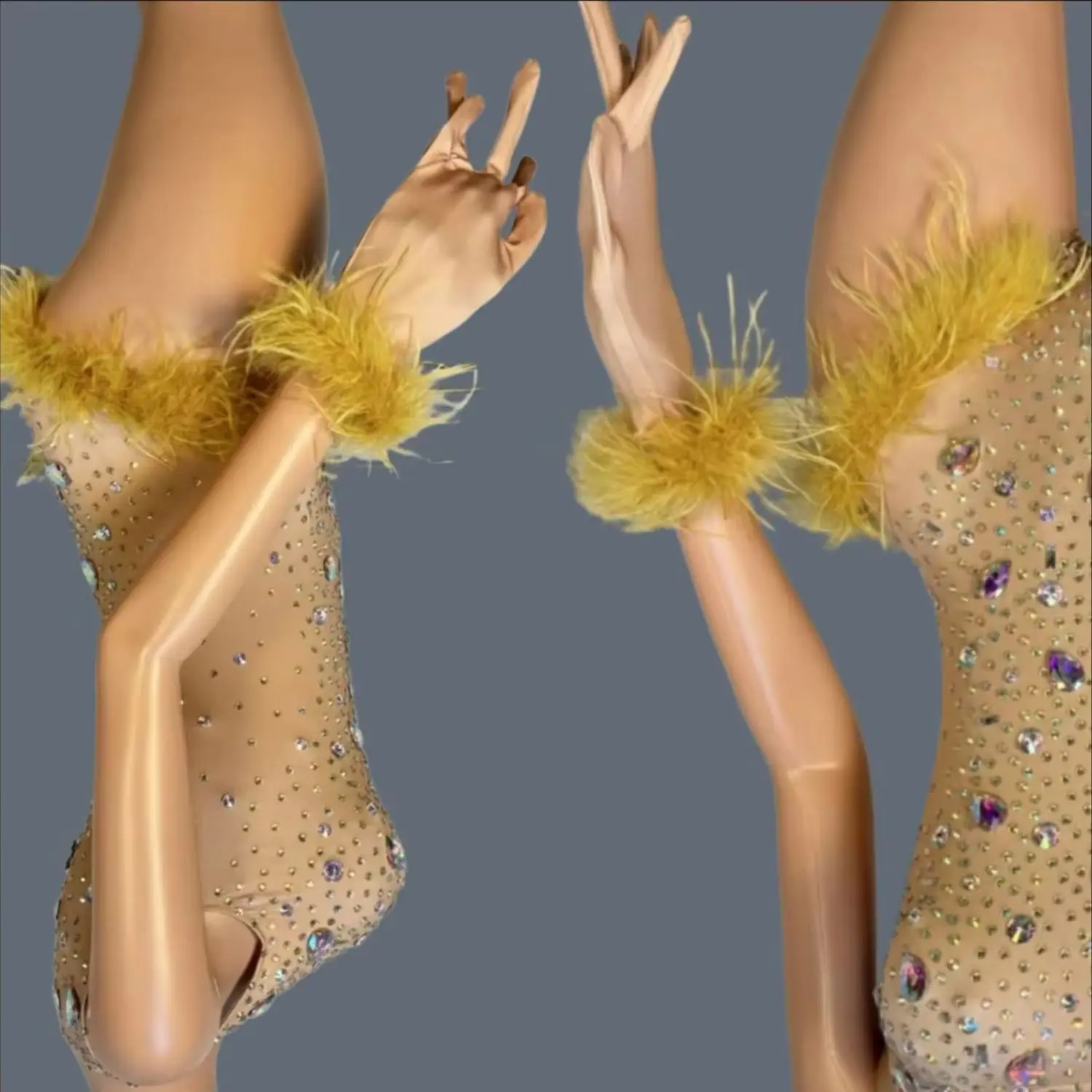 Colorful Crystals Sparkly Spandex Bodysuit Celebrate Party Drag Queen Performer Wear Night Out Club Dance Show Outfit Huangmao
Colorful Crystals Sparkly Spandex Bodysuit Celebrate Party Drag Queen Performer Wear Night Out Club Dance Show Outfit Huangmao