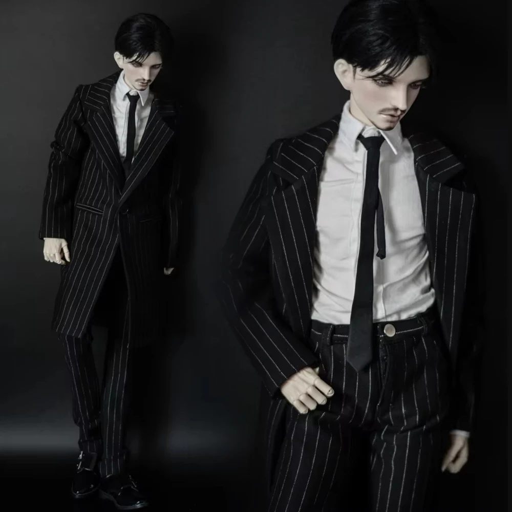 D01-P586 Doll handmade clothes 1/4 1/3 uncle MSD SSDF SD doll Accessories President Striped Coat Set
D01-P586 Doll handmade clothes 1/4 1/3 uncle MSD SSDF SD doll Accessories President Striped Coat Set