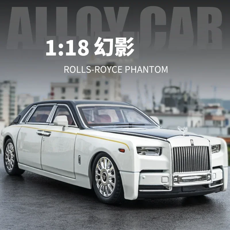 Модель автомобиля Rolls Royce Phantom 1:18 из сплава, имитирующая реалистичную картину, с многофункциональным трехскоростным переключателем, детская роскошная машинка
Модель автомобиля Rolls Royce Phantom 1:18 из сплава, имитирующая реалистичную картину, с многофункциональным трехскоростным переключателем, детская роскошная машинка
