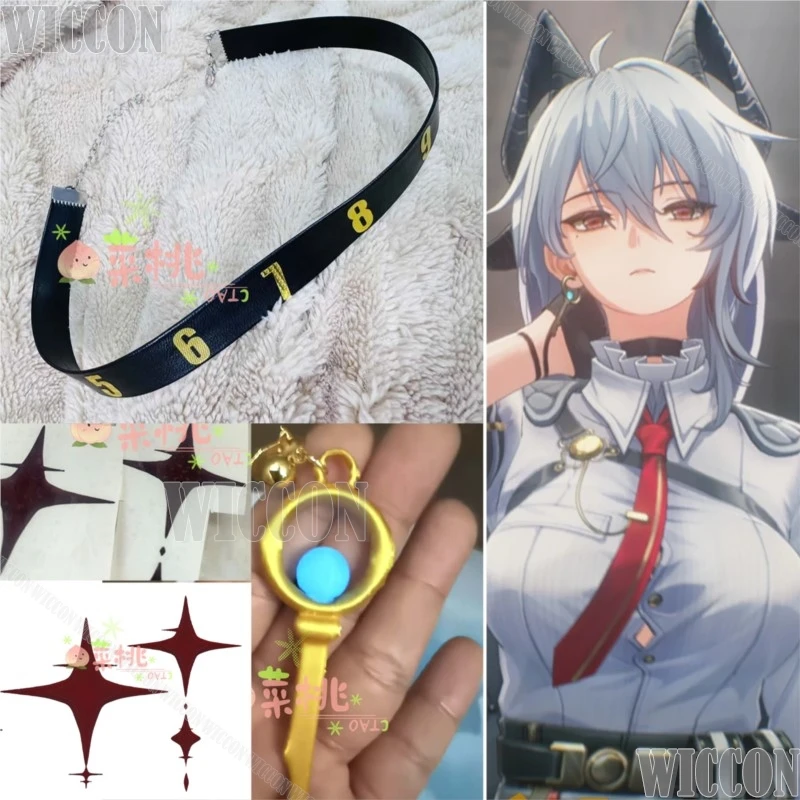 Zani Wuthering Waves Cosplay Prop Ears Black Choker Tattoo Stickers Girl Women Halloween Party Stage Carnival Outfit Customized
Zani Wuthering Waves Cosplay Prop Ears Black Choker Tattoo Stickers Girl Women Halloween Party Stage Carnival Outfit Customized