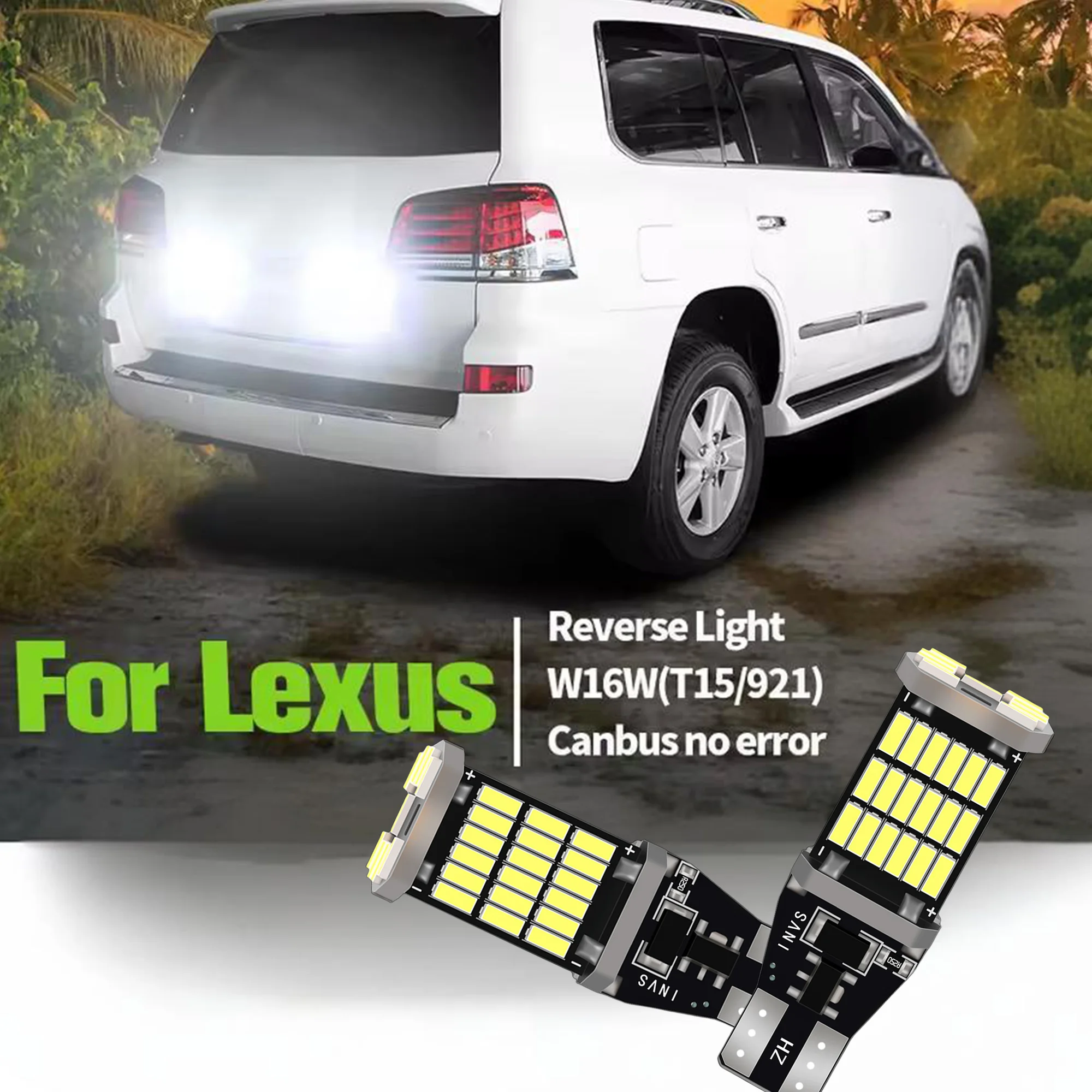 2 шт. светодиодный фонарь заднего хода W16W T15 Canbus лампа для Lexus RX400H RX350 RX450H RX450HL LX470 LX570 LS430 LS460 LS600H
2 шт. светодиодный фонарь заднего хода W16W T15 Canbus лампа для Lexus RX400H RX350 RX450H RX450HL LX470 LX570 LS430 LS460 LS600H