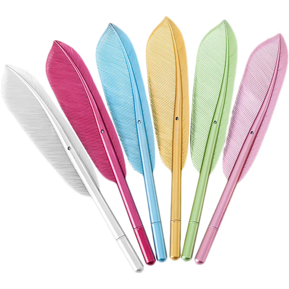 6Pcs Plume Shape Ink Pen Portable Lightweight Multi-Function Gel Pen for Coloring Books Greeting Cards Scrapbooking Journals
6Pcs Plume Shape Ink Pen Portable Lightweight Multi-Function Gel Pen for Coloring Books Greeting Cards Scrapbooking Journals