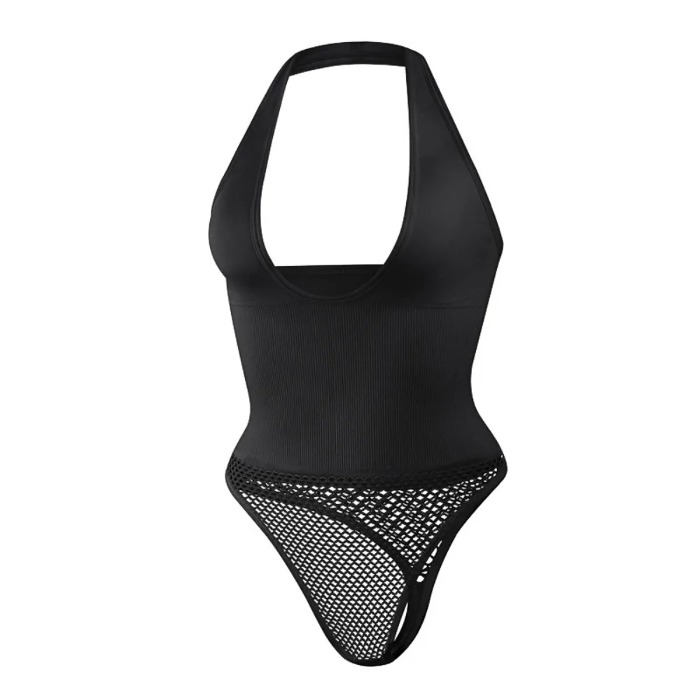 Seamless Halter Bodysuit Shapewear Tummy Control Belly Contracting Girdle Body Shaping Underwear G-string Hollow Waist Trainer
Seamless Halter Bodysuit Shapewear Tummy Control Belly Contracting Girdle Body Shaping Underwear G-string Hollow Waist Trainer