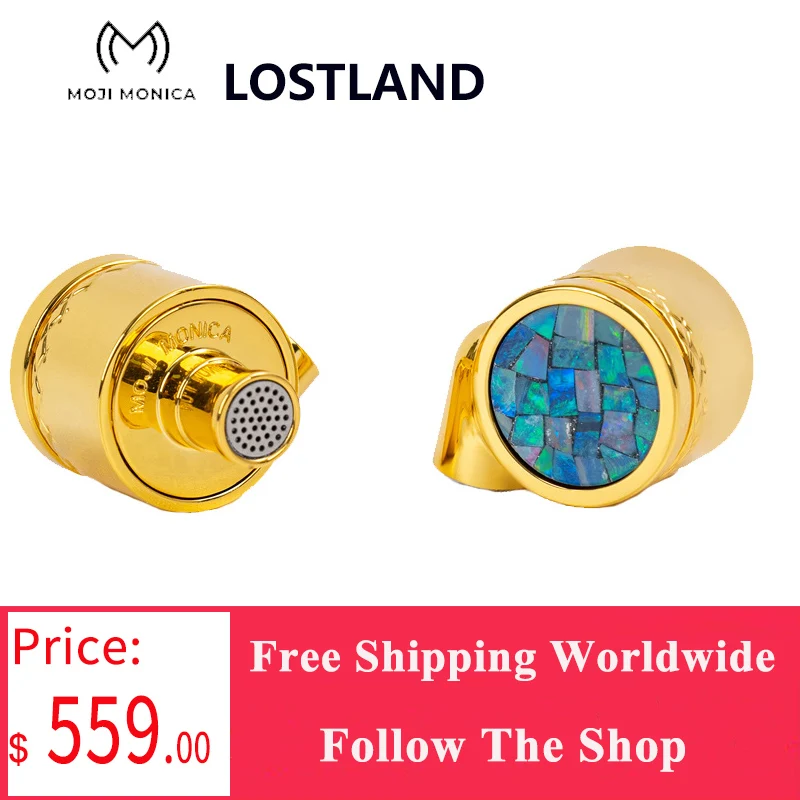 MOJI Monica LOSTLAND 10mm DD + 2BA + 1Piezo Electric In-Ear Monitors Earphones with Single Crystal Copper Silver-plated Cable
MOJI Monica LOSTLAND 10mm DD + 2BA + 1Piezo Electric In-Ear Monitors Earphones with Single Crystal Copper Silver-plated Cable
