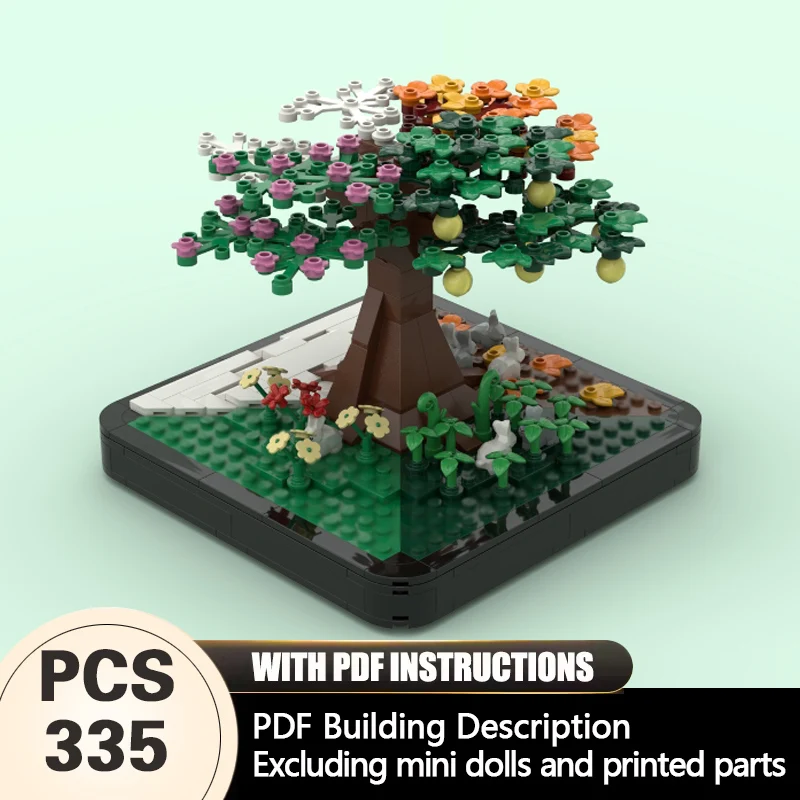 Creators Animal Series Model MOC Building Bricks Four Seasons Color Tree Modular Technology Gifts Holiday Assemble Children Toys
Creators Animal Series Model MOC Building Bricks Four Seasons Color Tree Modular Technology Gifts Holiday Assemble Children Toys