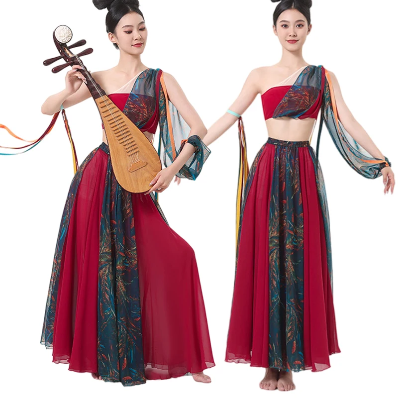 Women's Flying Apsaras Dance Costume Elegant Western Ethnic Style Performance Outfit Chinese Classical Drum Dance Stage Dress
Women's Flying Apsaras Dance Costume Elegant Western Ethnic Style Performance Outfit Chinese Classical Drum Dance Stage Dress