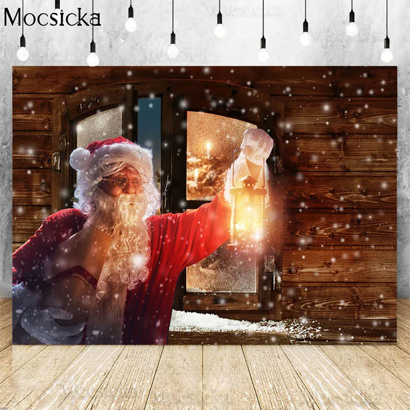 Santa Claus Christmas Photography Backdrops Xmas Winter Snow Wooden Board Window New Year Background Kids Portrait Photo Studio
Santa Claus Christmas Photography Backdrops Xmas Winter Snow Wooden Board Window New Year Background Kids Portrait Photo Studio