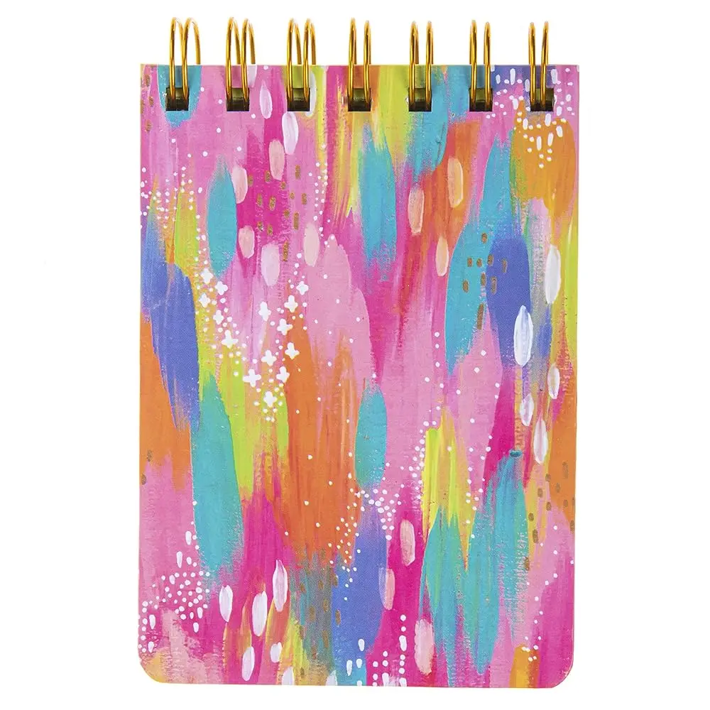 Блокнот Petite Wiro Jotter, дизайн «Кистевые мазки» - блокнот 3,5 x 5,5 дюймов с 200 линованными страницами, индивидуальным дизайном внутреннего оформления и спиральным переплетом
Блокнот Petite Wiro Jotter, дизайн «Кистевые мазки» - блокнот 3,5 x 5,5 дюймов с 200 линованными страницами, индивидуальным дизайном внутреннего оформления и спиральным переплетом