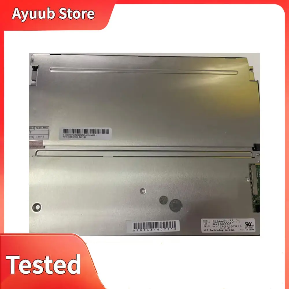 Original industrial display LCD screen NL6448BC33-71D
Original industrial display LCD screen NL6448BC33-71D