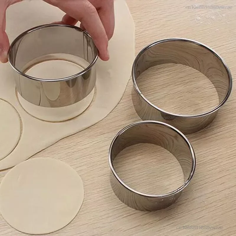 3pcs/set Stainless Steel Round Dumplings Wrappers Molds Set Cutter Maker Tools Round Cookie Pastry Round Cookie Pastry
3pcs/set Stainless Steel Round Dumplings Wrappers Molds Set Cutter Maker Tools Round Cookie Pastry Round Cookie Pastry