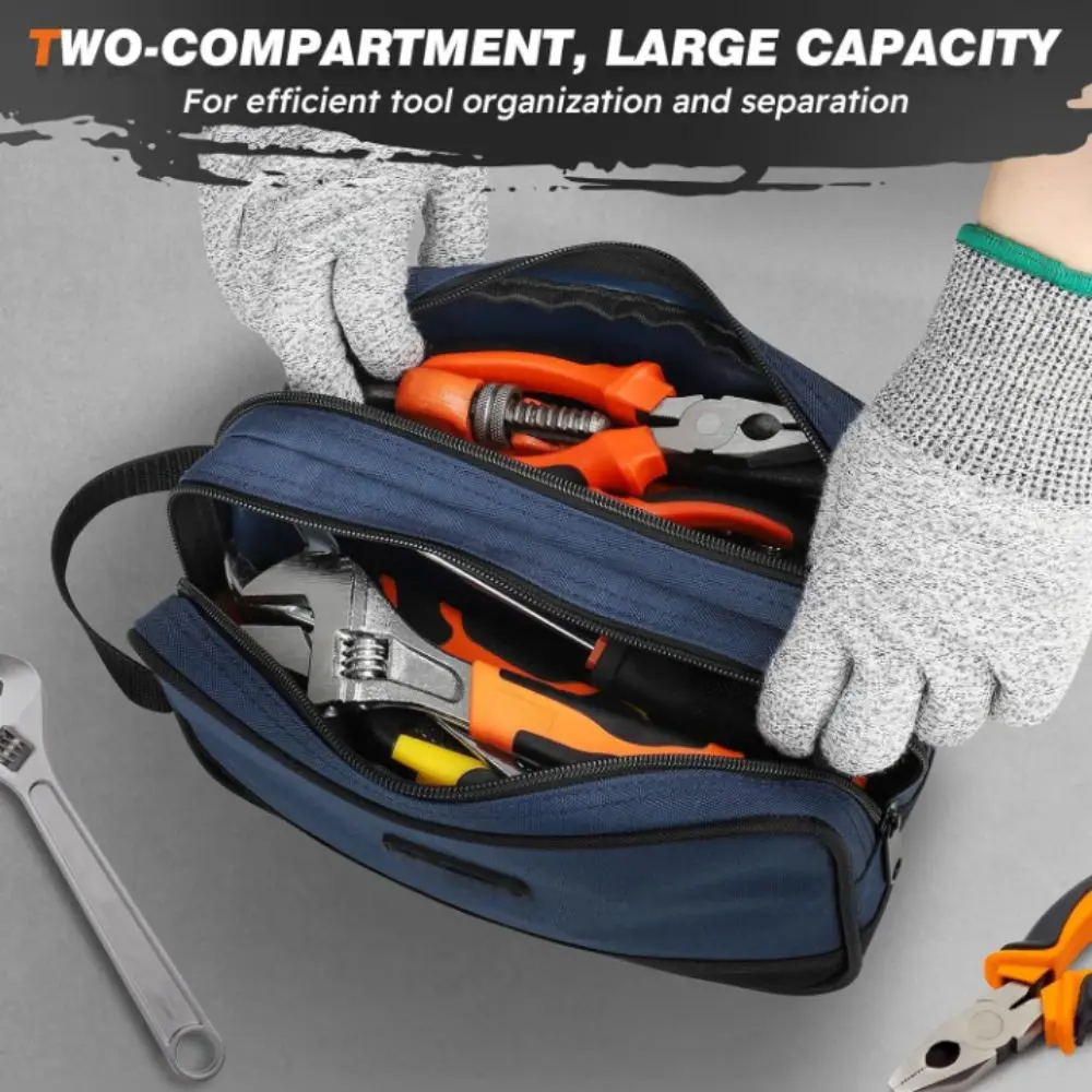 Compact Tool Bag Large-Capacity Slanted Shoulder Strap Portable Tool Bag Shockproof Thick Padded Durable Daily Portability
Compact Tool Bag Large-Capacity Slanted Shoulder Strap Portable Tool Bag Shockproof Thick Padded Durable Daily Portability