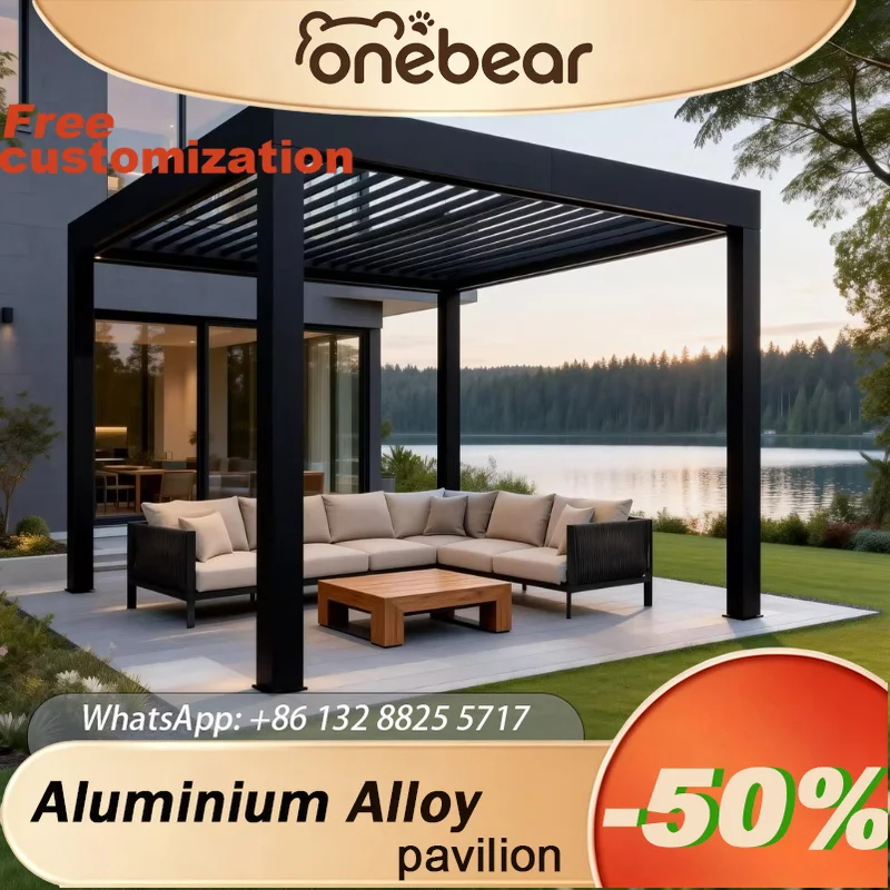 3x4 3x5 4x4Any Size Custom Hot Selling Outdoor Waterproof Bioclimatic Aluminum Pergola Corrosion Resistant Garden Patio Pavilion
3x4 3x5 4x4Any Size Custom Hot Selling Outdoor Waterproof Bioclimatic Aluminum Pergola Corrosion Resistant Garden Patio Pavilion