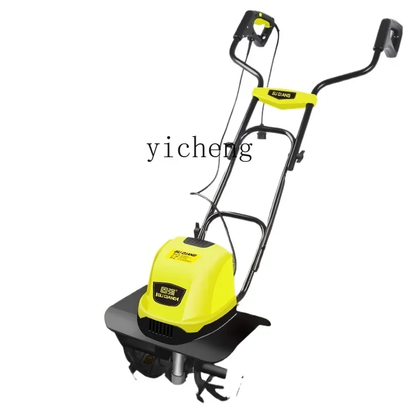 electric micro tiller machine translation soil excavation cultivated land household rotary tiller 
electric micro tiller machine translation soil excavation cultivated land household rotary tiller