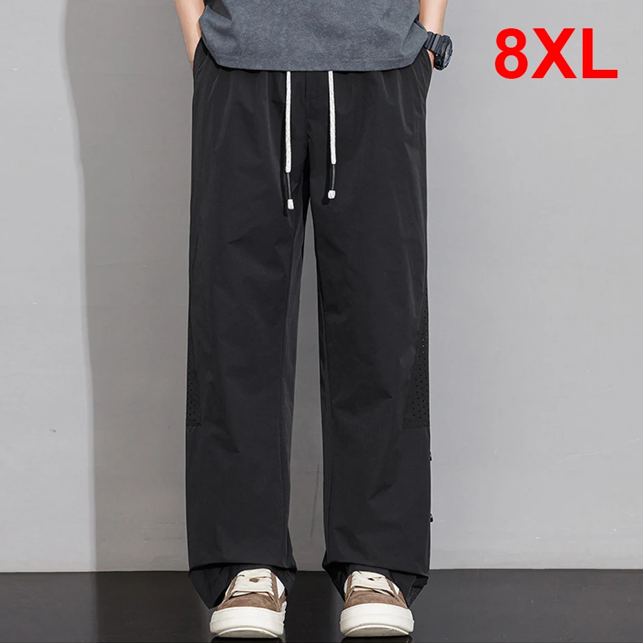 Summer Mesh Breathable Pants Men 8XL Plus Size Straight Pants Fashion Casual Waterproof Camp Trousers Stretch Waist
Summer Mesh Breathable Pants Men 8XL Plus Size Straight Pants Fashion Casual Waterproof Camp Trousers Stretch Waist