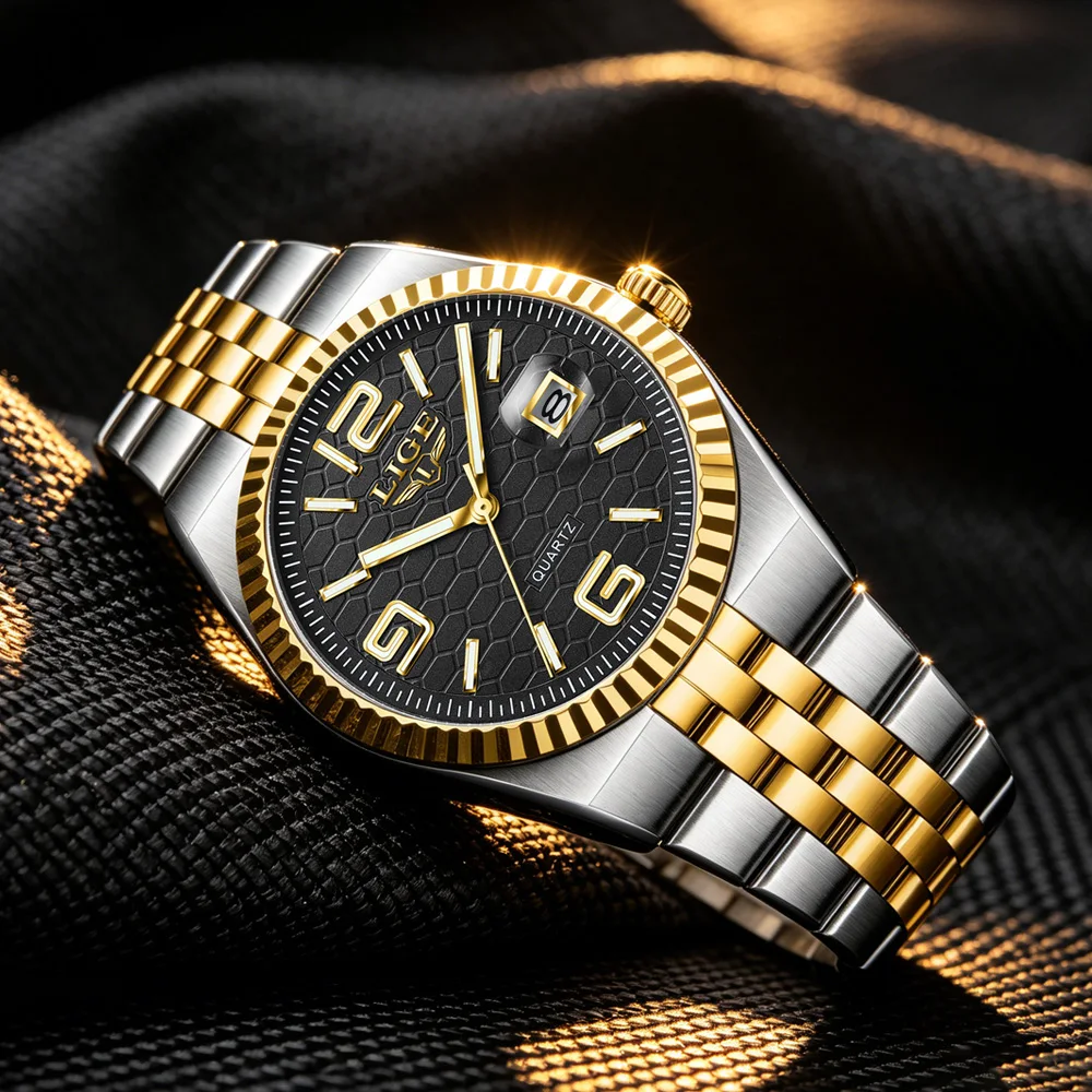 LIGE Brand Luxury Men Wristwatch Waterproof Luminous Stainless Steel Man Watch Date Quartz Business Men's Watches Reloj
LIGE Brand Luxury Men Wristwatch Waterproof Luminous Stainless Steel Man Watch Date Quartz Business Men's Watches Reloj