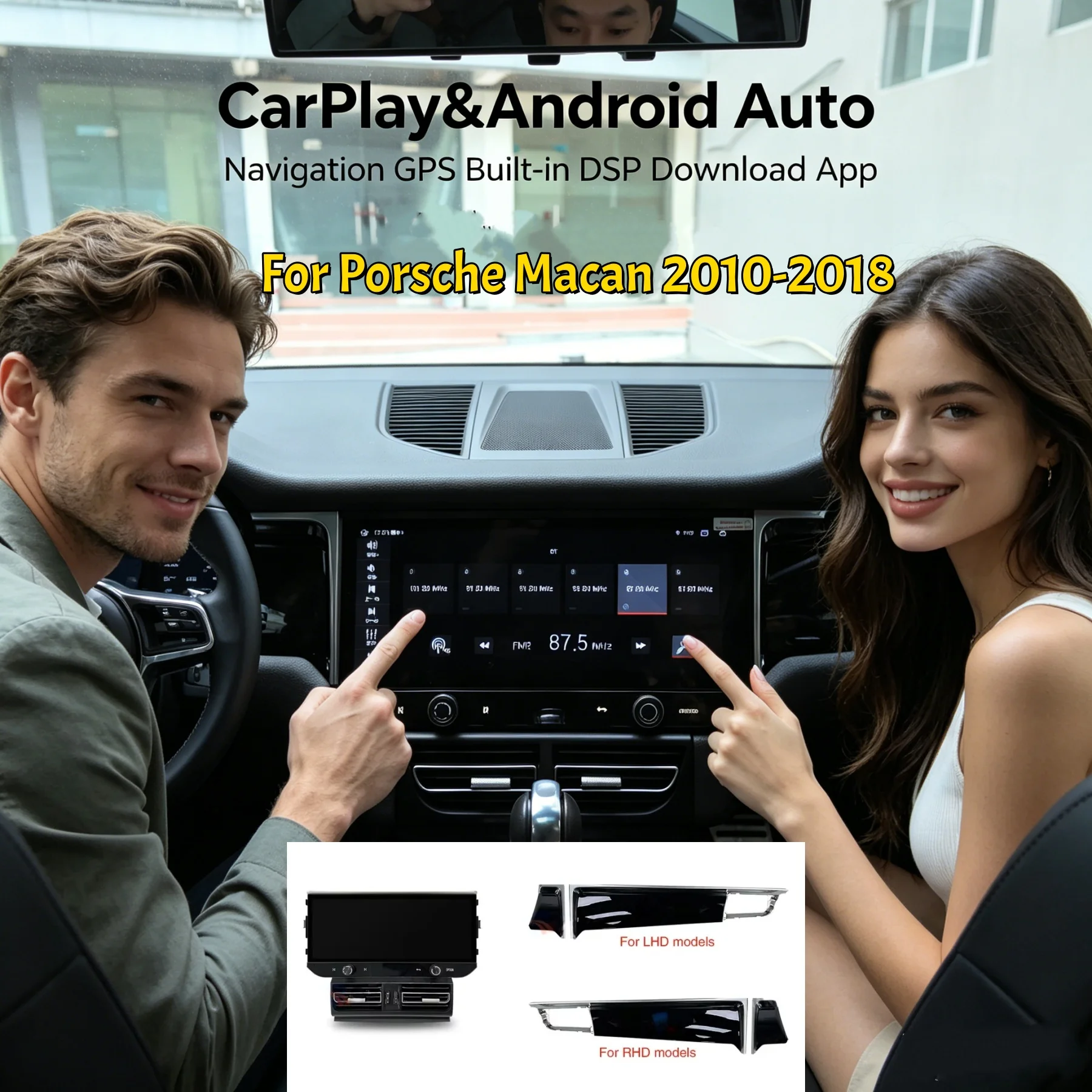 12.3" Carplay Android Stereo For Porsche Macan 2010-2018 QLED Touch Screen DSP Wifi Navigation GPS Bluetooth Player Car Radio
12.3" Carplay Android Stereo For Porsche Macan 2010-2018 QLED Touch Screen DSP Wifi Navigation GPS Bluetooth Player Car Radio