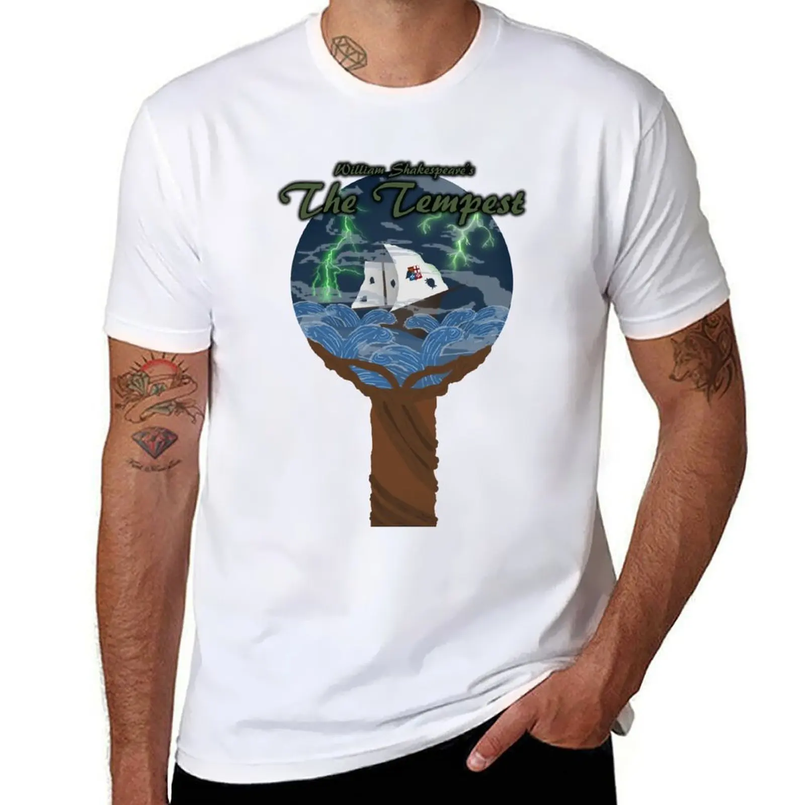 William Shakespeare's The Tempest T-Shirt man t shirt heavy cotton anime t shirts for man T-Shirt
William Shakespeare's The Tempest T-Shirt man t shirt heavy cotton anime t shirts for man T-Shirt